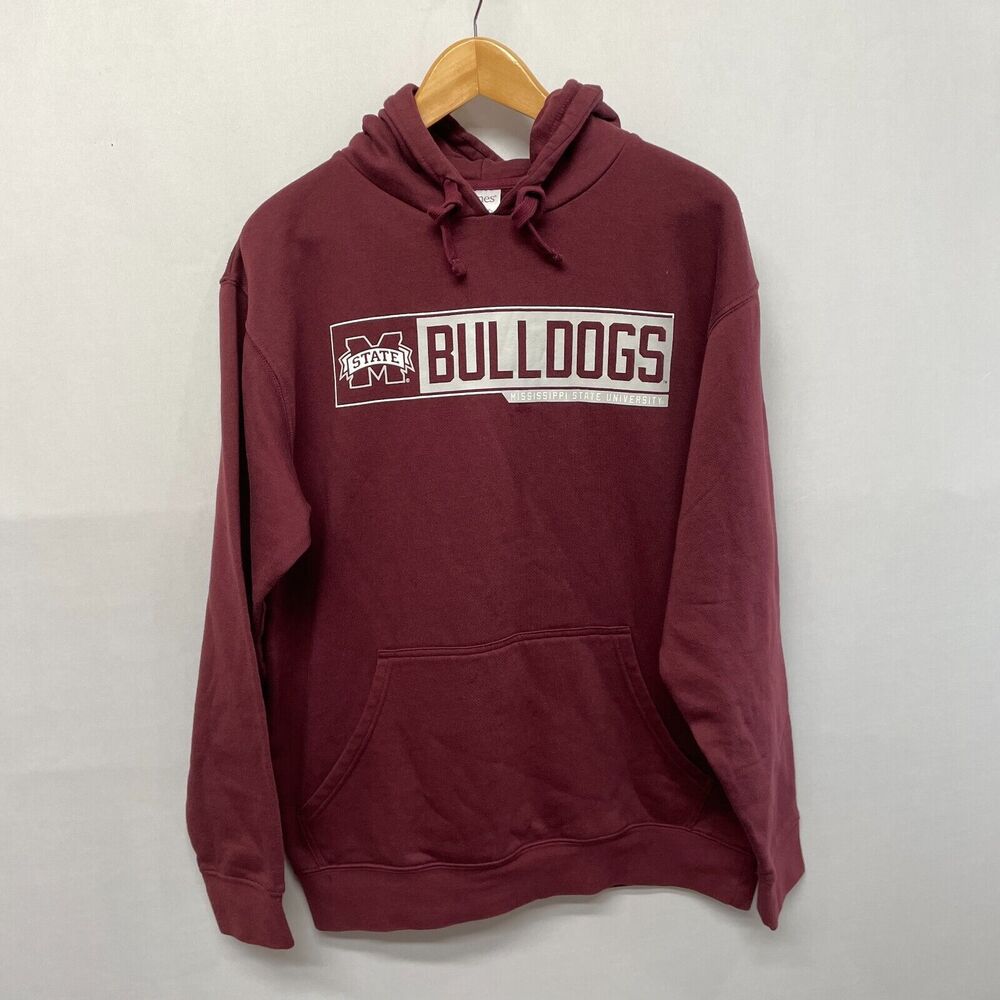 Mississippi State University Bulldogs Hoodie Sweatshirt Large B365 -20